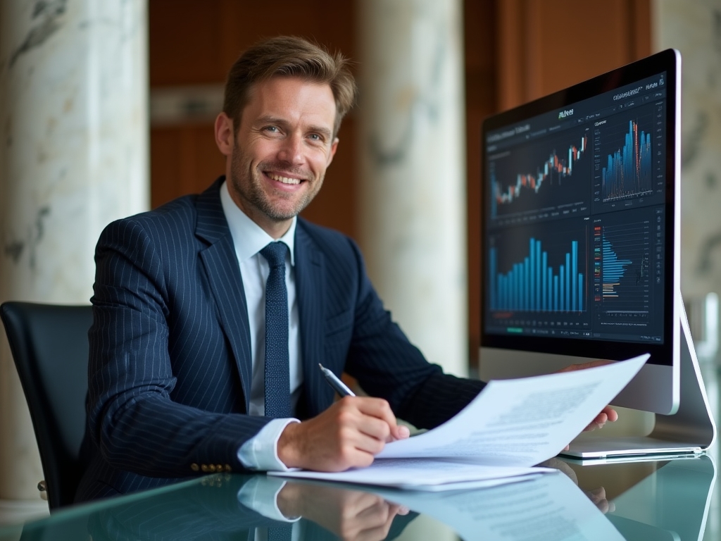 Finanšu konsultants darbā